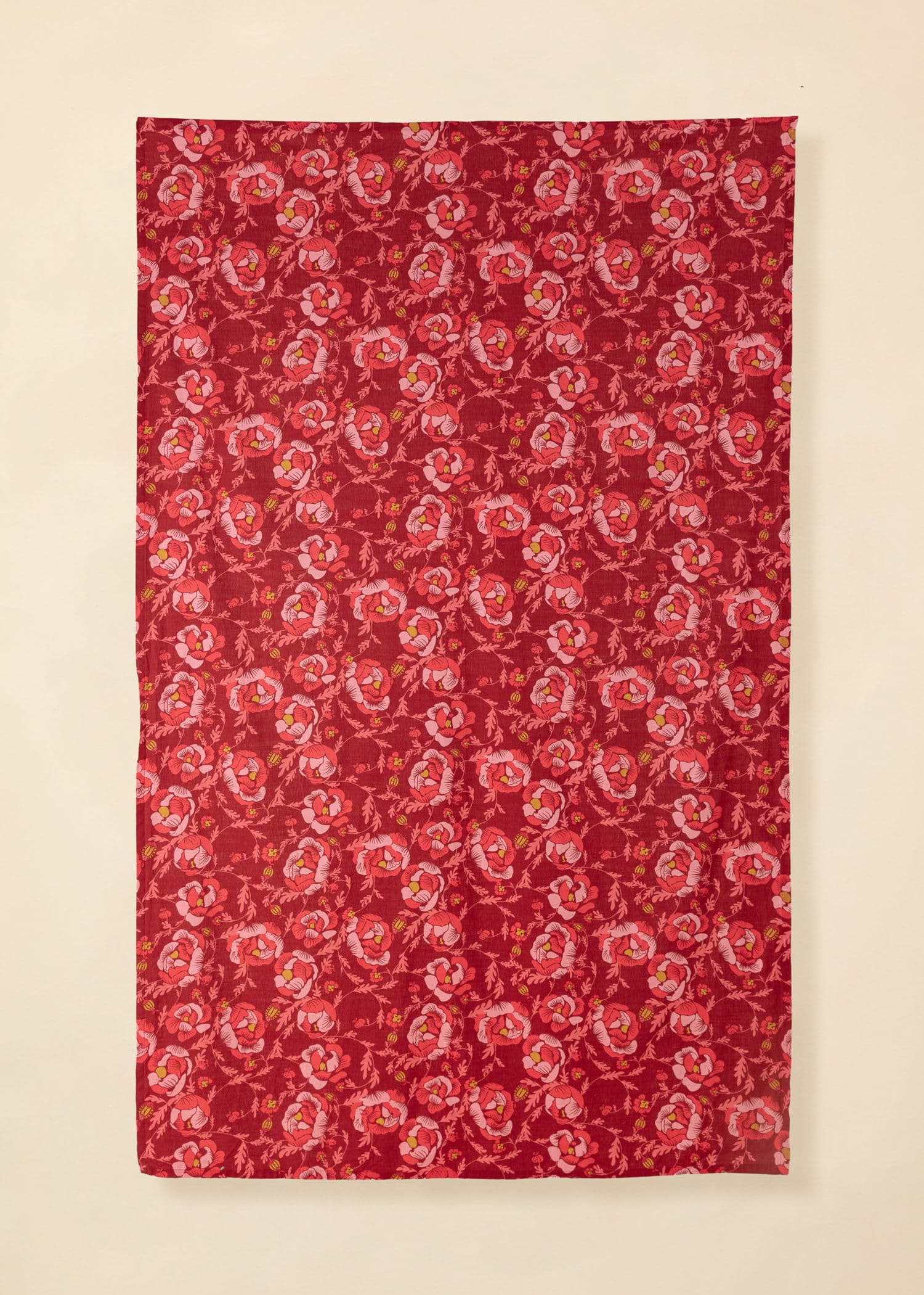 Tara Blommig bordsduk 150x250 cm - Rosa 1 - Indiska
