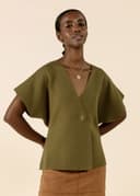 VENDELA CARDIGAN - GREEN