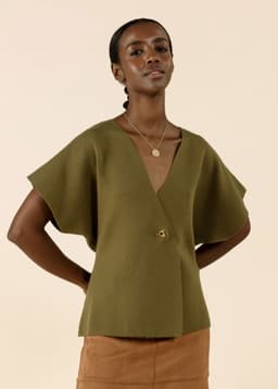 VENDELA CARDIGAN - GREEN