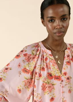 CORALIE BLOUSE - PINK