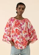 DOLLIE BLOUSE - BRIGHT RED