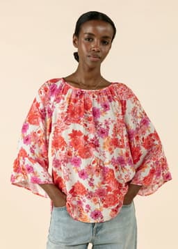 DOLLIE BLOUSE - BRIGHT RED