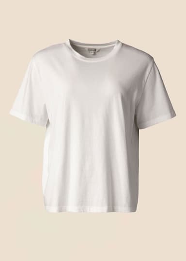 Heather Ensfarget t-skjorte - Hvit 1 - Indiska