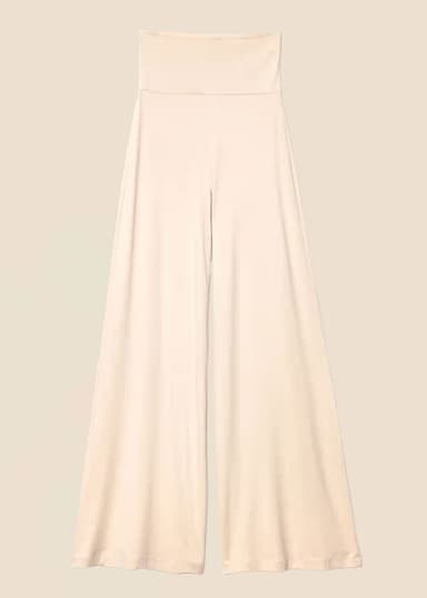 LILLEMOR Vida högmidjade byxor - Vit 1 - Indiska