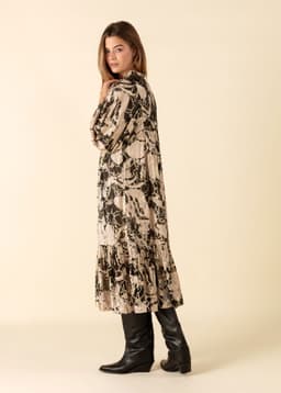 NINA LUREX DRESS - Black