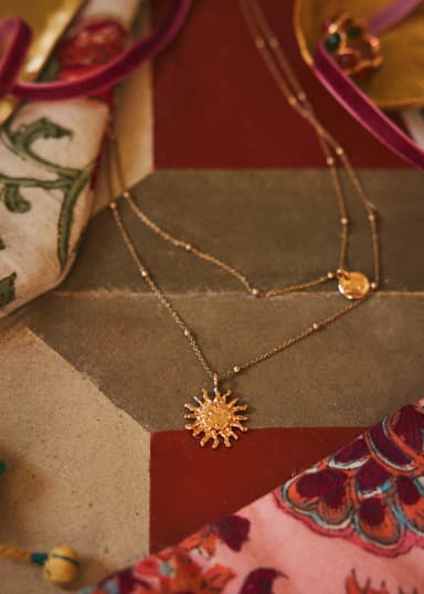 SUN Aurinkokaulakoru - Kulta 1 - Indiska