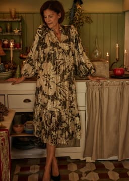 NINA LUREX DRESS - Black