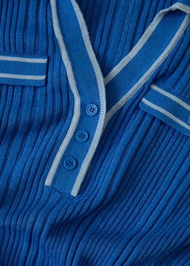 SAMANTHA Neulemekko yksityiskohdilla - Sininen 5 - Indiska