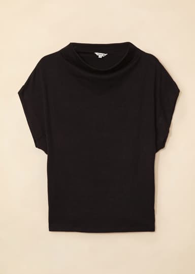 SOFIA Neulottu toppi - Musta 5 - Indiska