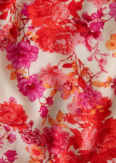 DOLLIE Bluse med 3/4 ermer - Rød 6 - Indiska