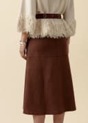 ALINA SKIRT - BROWN