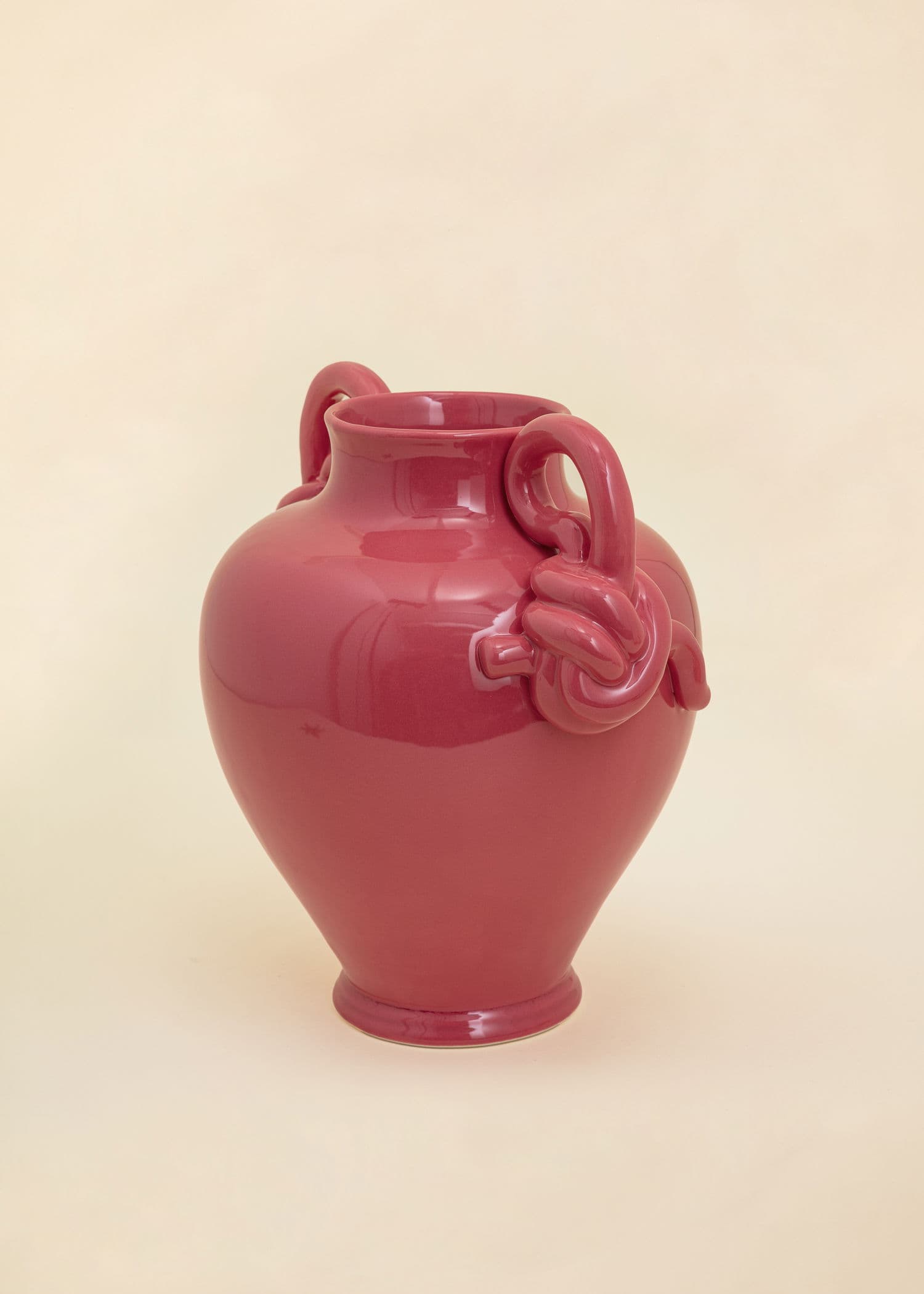 ANANT Dekorativ vas med reaktiv glasering - Rosa 3 - Indiska