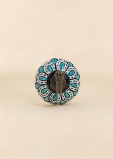 CERAMIC Handmålad krok - Blå 2 - Indiska