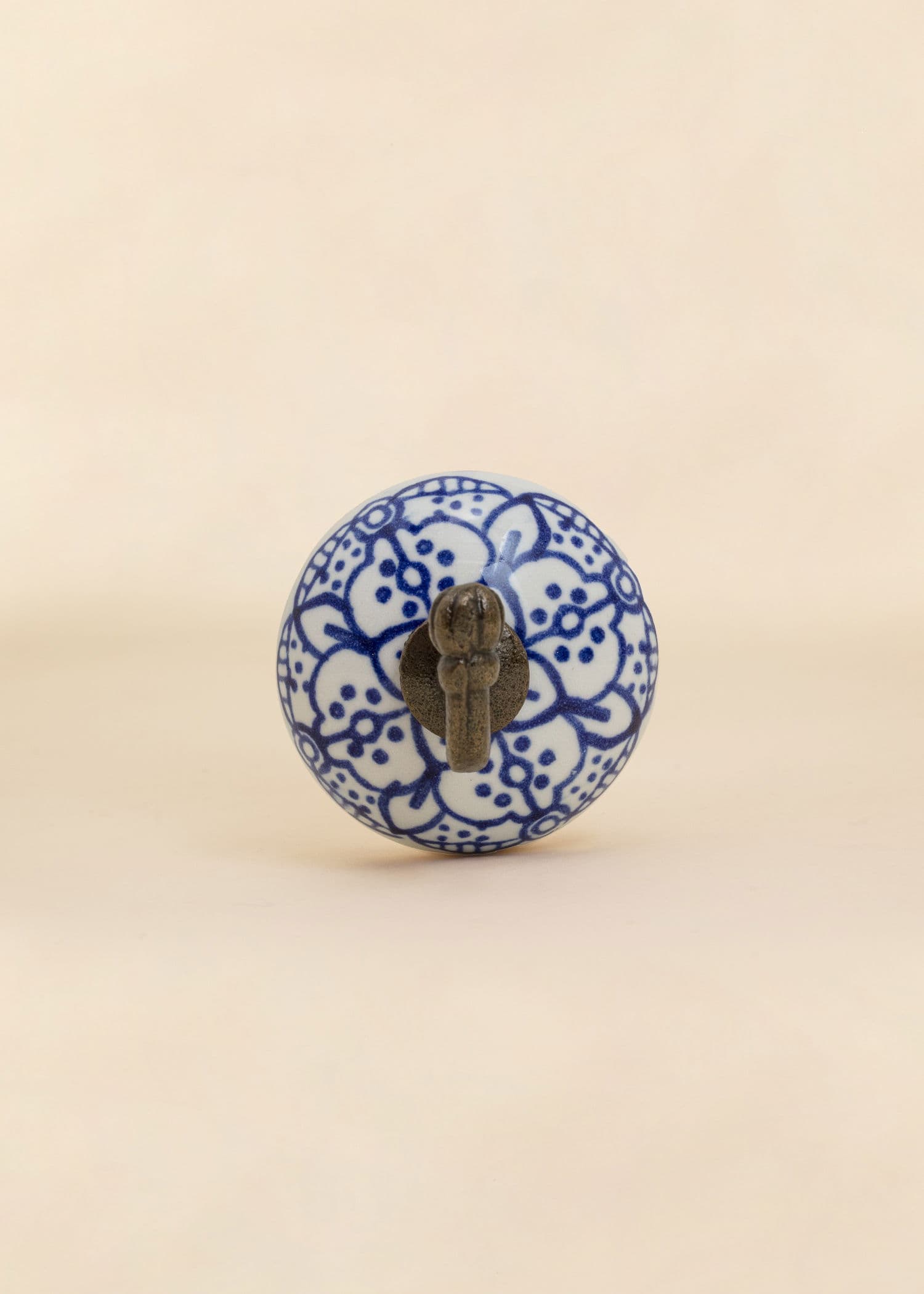 CERAMIC Handmålad krok - Blå 2 - Indiska