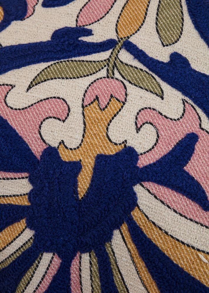 Neela Broderat kuddfodral  - Multi 3 - Indiska