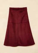 ALINA SKIRT - BURGUNDY