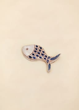 KILIIM FISH ORNAMENT - BLUE