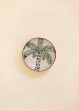 KILIIM SMALL PLATE - PALM