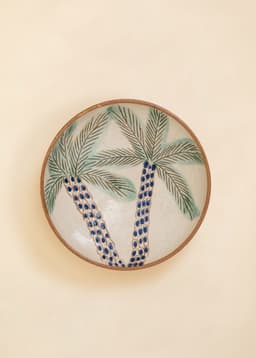KILIIM MEDIUM PLATE - PALM
