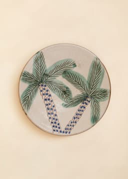 KILIIM LARGE PLATE - PALM