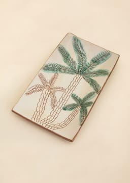 KILIIM LONG TRAY - PALM