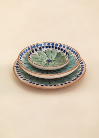 KILIIM Käsinmaalattu pitkä tarjotin - Multi 3 - Indiska