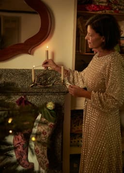 JULIANA SEQUIN DRESS - BEIGE