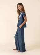 KIENNA PANT  - DKBLUE