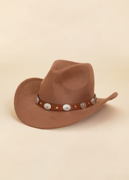 COWBOY HAT - BROWN