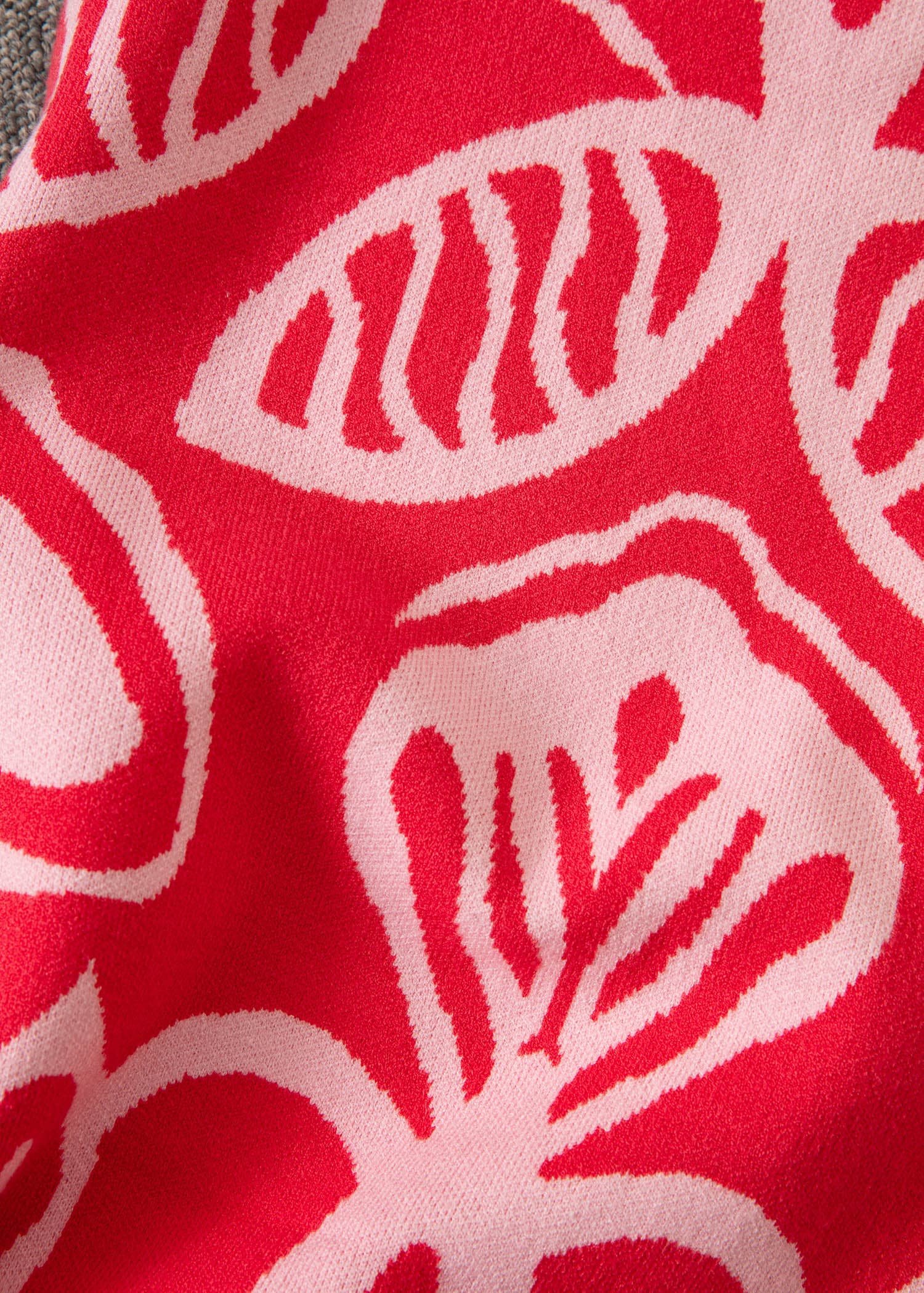 LEONA Jakardineulehame - Punainen 7 - Indiska