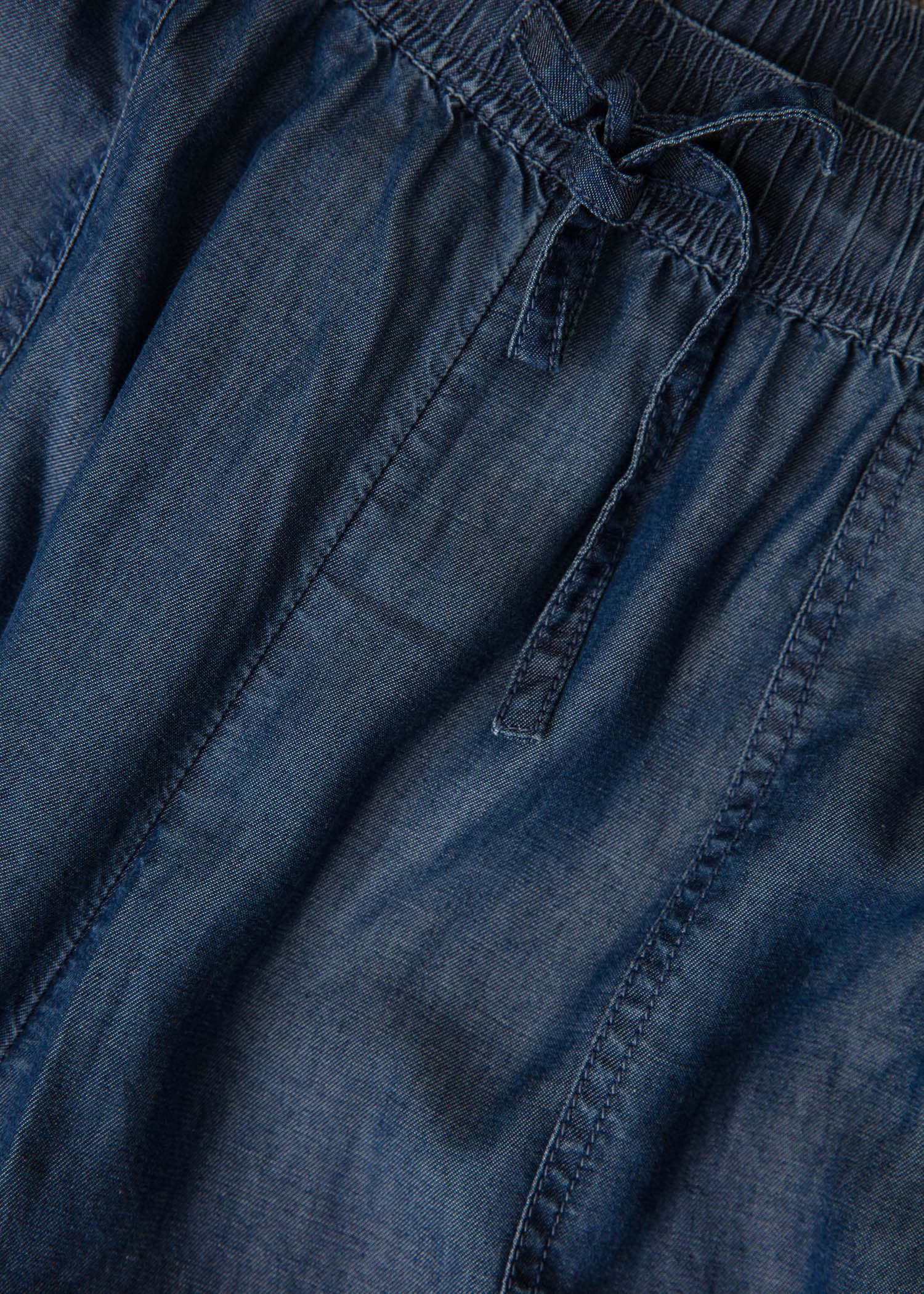 KIENNA Byxor i tencel-lyocell - Blå 6 - Indiska