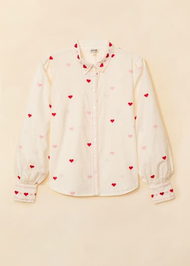 HILMA Sydänpusero - Valkoinen 5 - Indiska