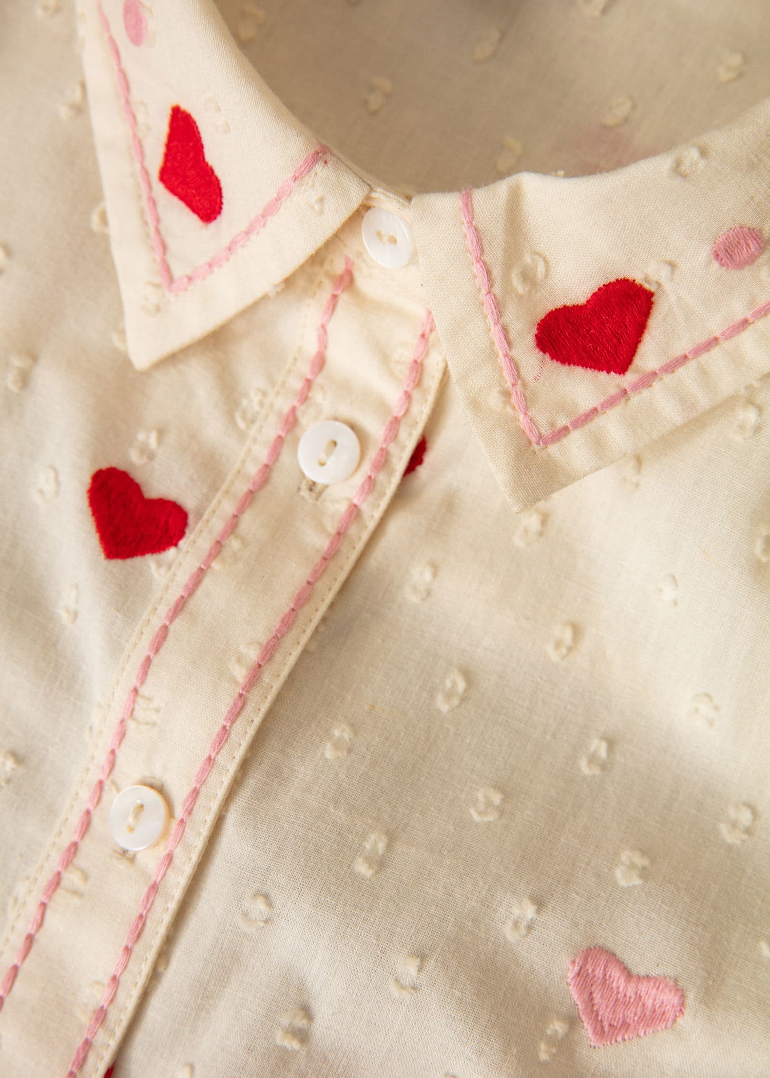 HILMA Sydänpusero - Valkoinen 6 - Indiska