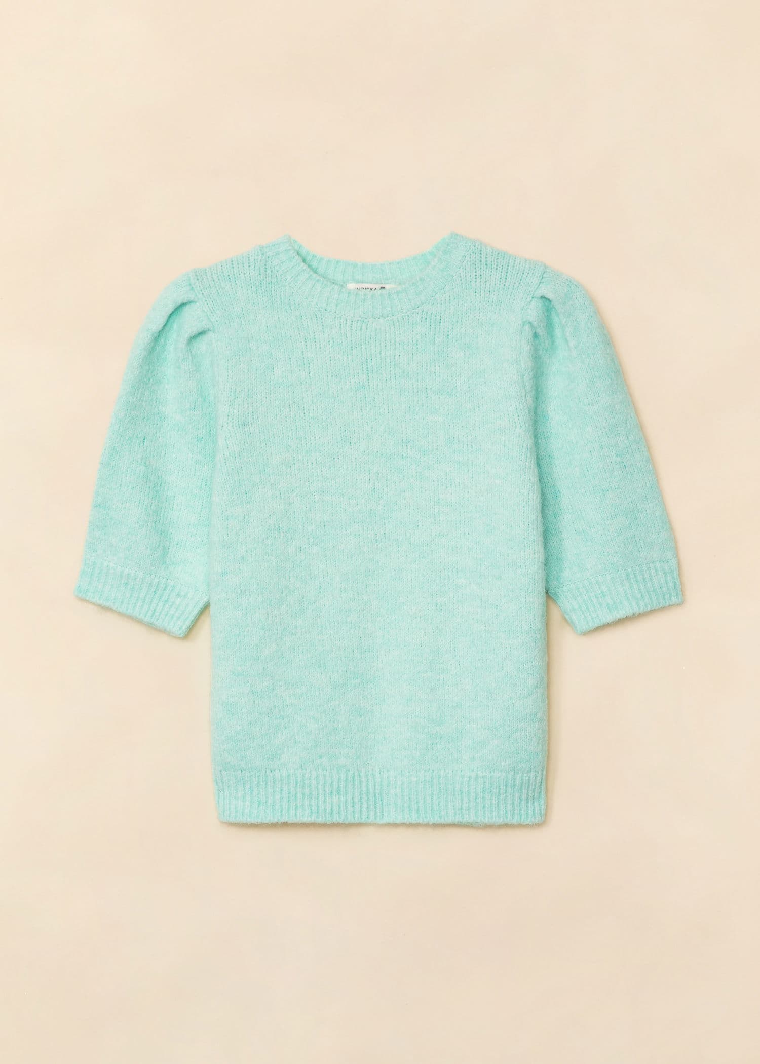 LILI Pehmeä neulottu villapaita - Sininen 1 - Indiska