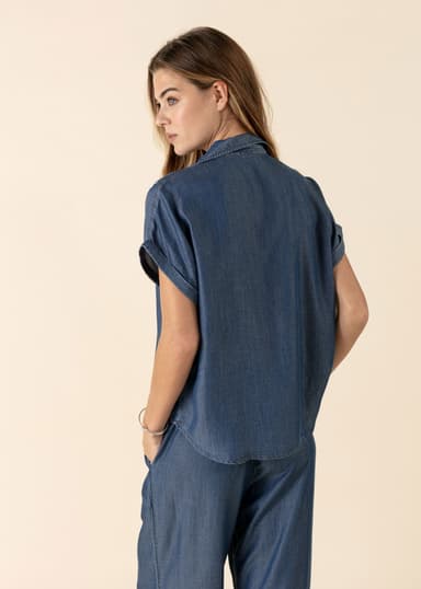 SWEETIE Kirjailtu pusero - Sininen 3 - Indiska