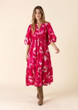 CORNELIA DRESS - RED