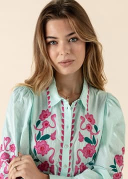 NATASHA BLOUSE - MINT