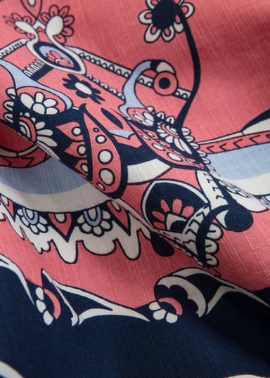 Tara Puuvillapöytäliina 150x250 cm - Vaaleanpunainen 3 - Indiska