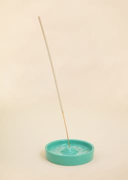 SONA INCENSE HOLDER - TURQUOISE