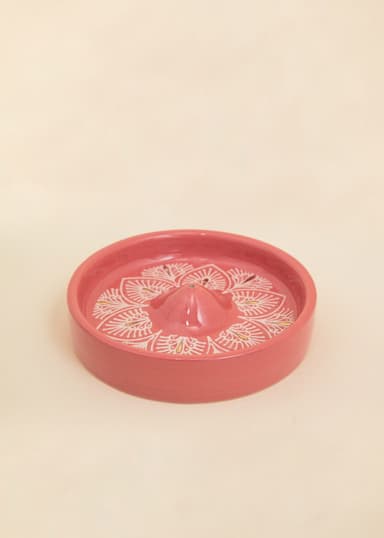 SONA Käsin maalattu suitsukkeenpidike - Vaaleanpunainen 3 - Indiska