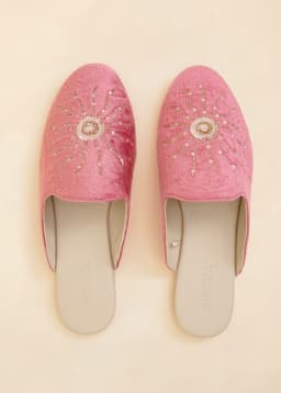 Velvet Slippers - PINK