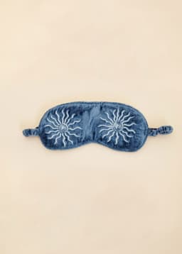Velvet Eye Masque - BLUE