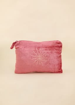 Velvet Pouch - PINK