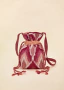 Cotton Drawstring Pouch - PINK