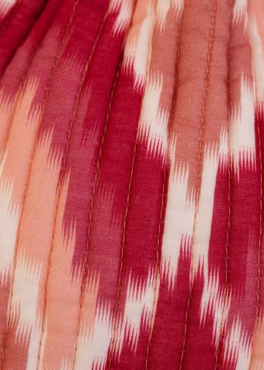 Cotton Kuviollinen puuvillalaukku - Vaaleanpunainen 3 - Indiska