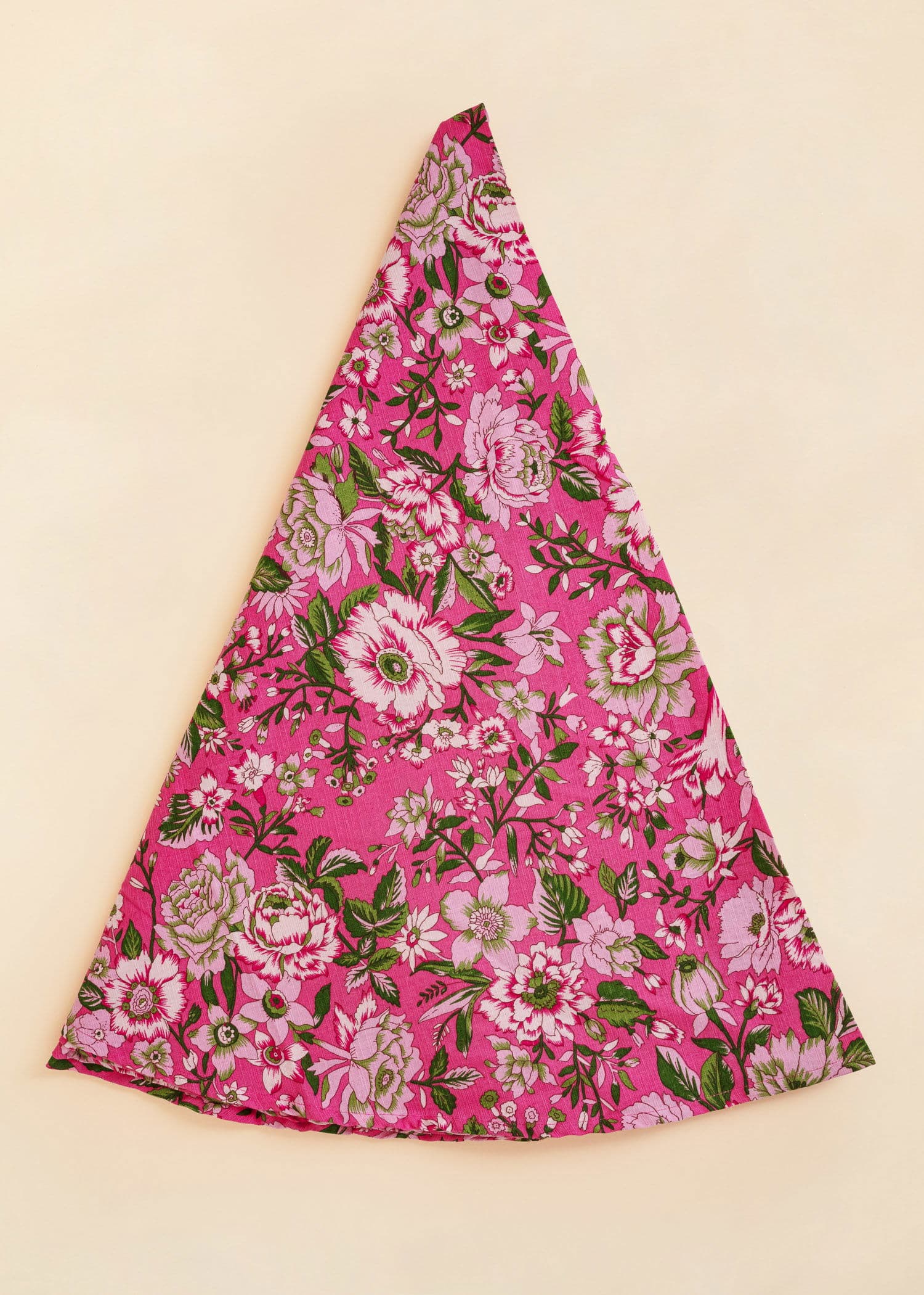 Tara Pyöreä puuvillainen pöytäliina 150cm - Vaaleanpunainen 3 - Indiska