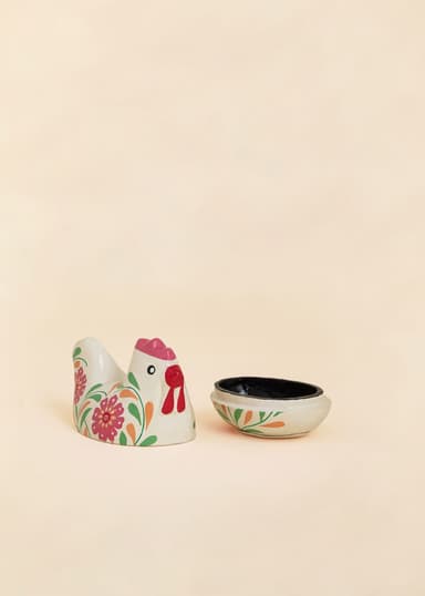 KASHMIR Påskekyllingformet eske - Multi 2 - Indiska