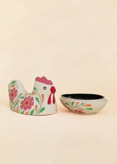 KASHMIR Påskekyllingformet eske - Rosa 2 - Indiska