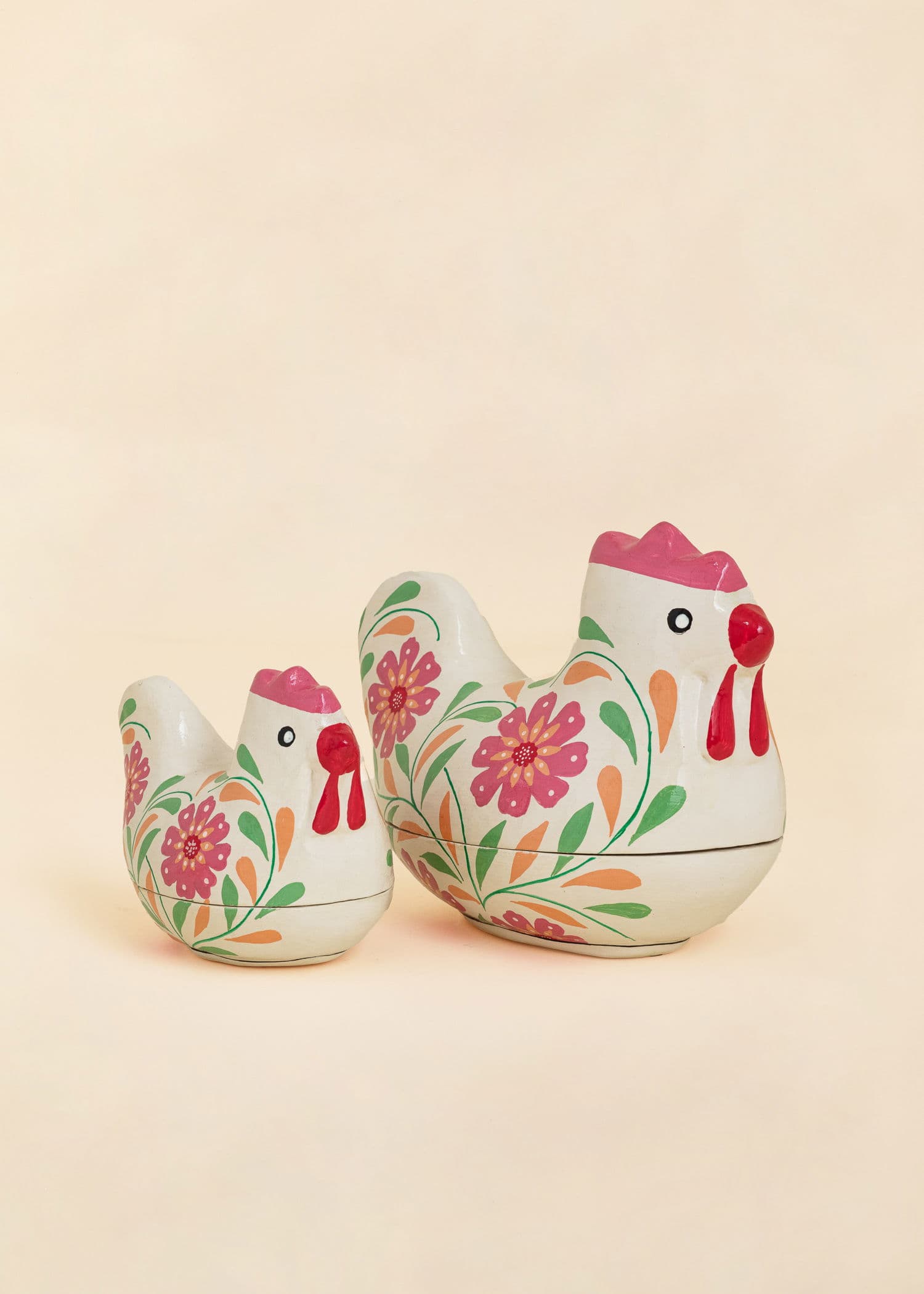 KASHMIR Påskekyllingformet eske - Rosa 3 - Indiska