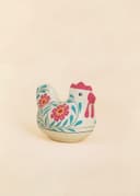 KASHMIR CHICKEN BOX L - Coral Green